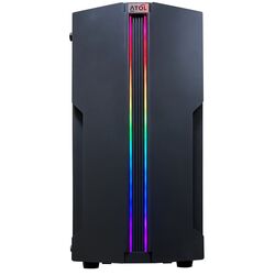 Sistem PC ATOL Gaming PC1055MP AMD Ryzen 5 4500 8GB DDR4/1TB HDD (Black) Thumb