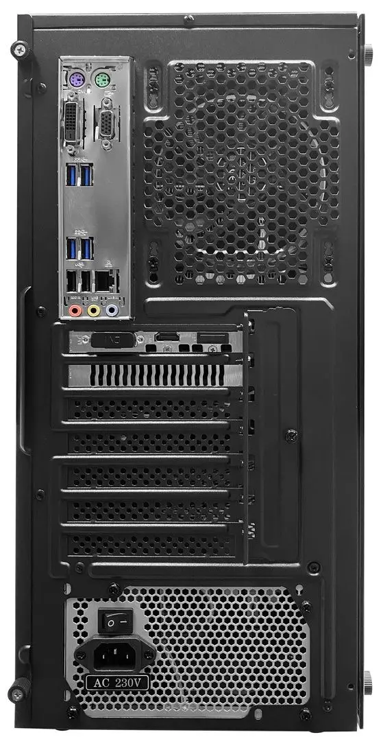 Sistem PC ATOL Gaming PC1055MP AMD Ryzen 5 4500 8GB DDR4/1TB HDD (Black)