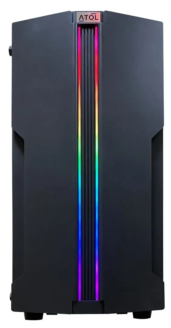 Системный блок ATOL Gaming  PC1063MP Intel Core i3 10100F 8GB DDR4/256GB SSD + 1TB HDD (Black)