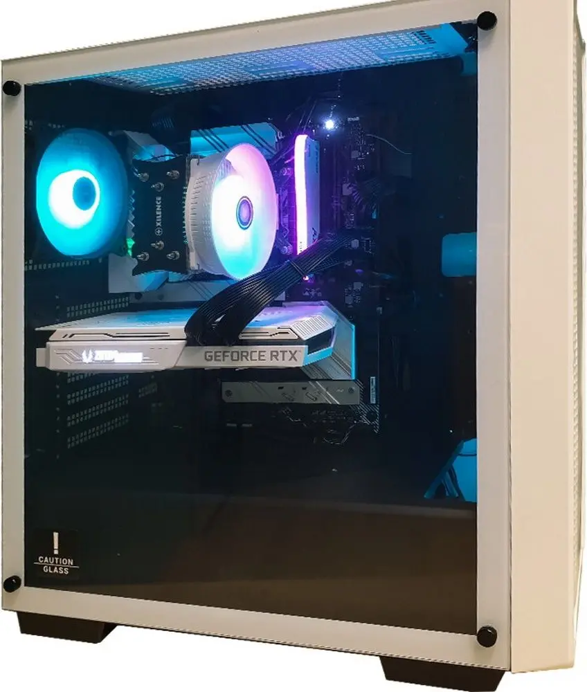 Sistem PC ATOL Gaming PC1130MP Intel Core i5 11600KF 16GB DDR4/256GB SSD + 2TB HDD (White)