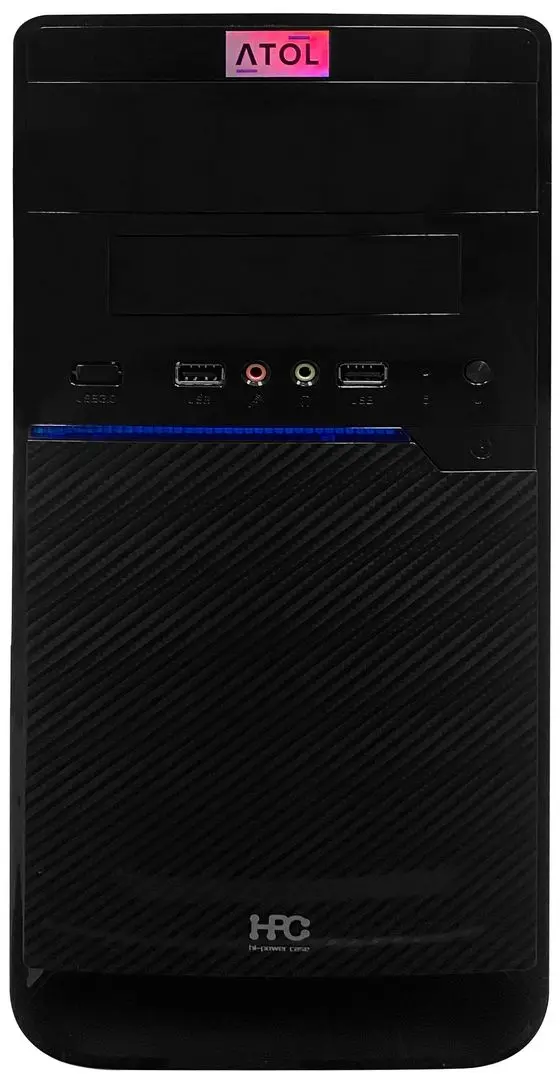 Sistem PC ATOL PC1029MP Intel Core i3-10300 8GB DDR4/512GB SSD Linux (Black)