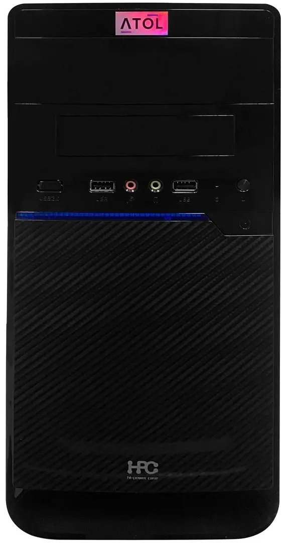Sistem PC ATOL PC1029MP Intel Pentium Dual-Core G6400 8GB DDR4/480GB SSD Linux (Black)