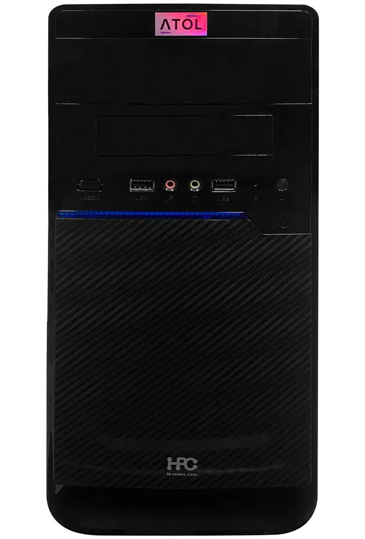 Sistem PC Atol PC1035MP Intel Core i3-10105 16GB DDR4/480GB Linux (Black)
