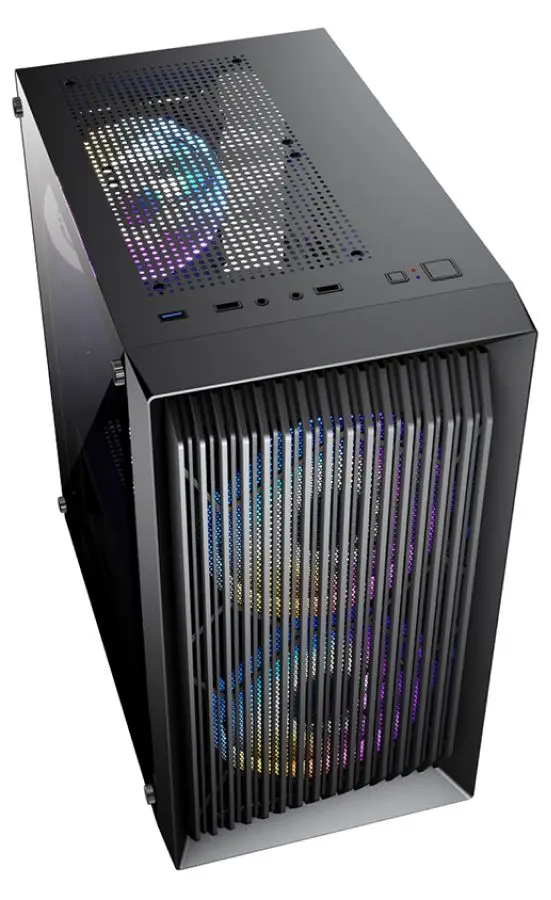 Sistem PC Atol PC1038MP Intel Core i3-12100 16GB DDR4/512GB SSD + 1TB HDD Linux (Black)