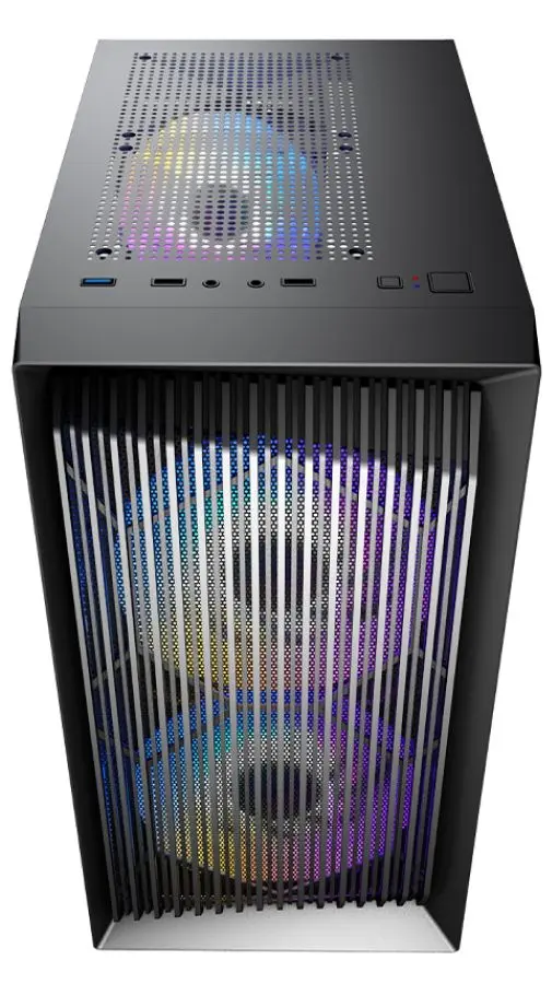 Sistem PC Atol PC1038MP Intel Core i3-12100 16GB DDR4/512GB SSD + 1TB HDD Linux (Black)