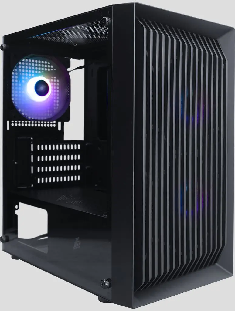 Sistem PC Atol PC1038MP Intel Core i3-12100 16GB DDR4/512GB SSD + 1TB HDD Linux (Black)