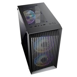 Sistem PC Atol PC1040MP AMD Ryzen 5 5600G 16GB DDR4/256GB SSD + 1TB HDD Linux (Black) Thumb