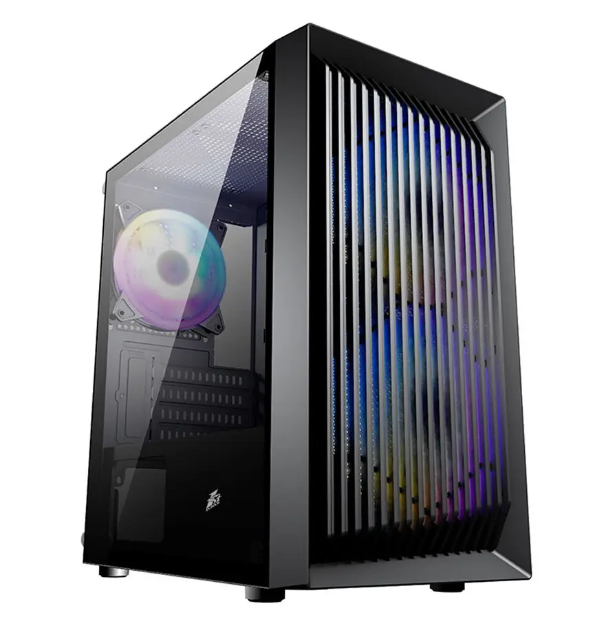 Sistem PC Atol PC1040MP AMD Ryzen 5 5600G 16GB DDR4/256GB SSD + 1TB HDD Linux (Black)
