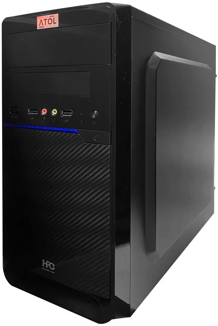 Sistem PC Atol PC1043MP Intel Core i3-10105 16GB DDR4/480GB SSD + 1TB HDD Linux (Black)
