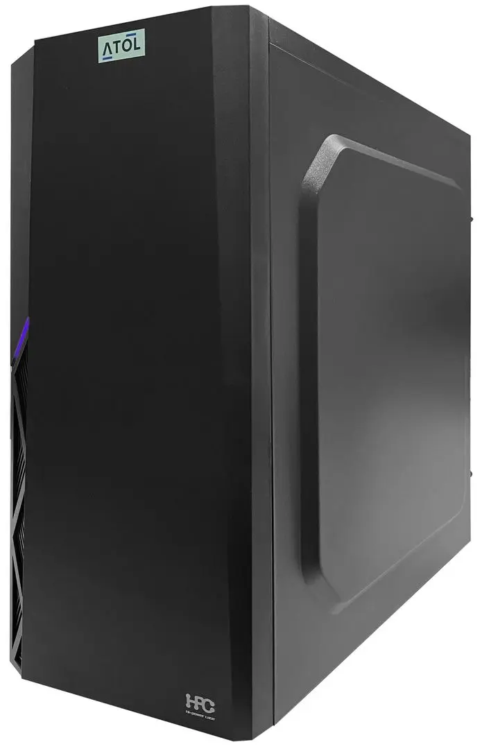 Sistem PC Atol PC1045MP Intel Core i3-10100F 8GB DDR4/512GB SSD/1TB HDD Linux (Black)