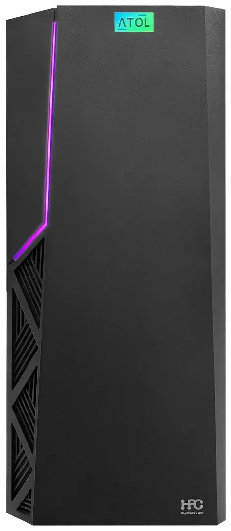 Системный блок Atol PC1045MP Intel Core i3-10105F 8GB DDR4/512GB SSD/1TB HDD (Black)