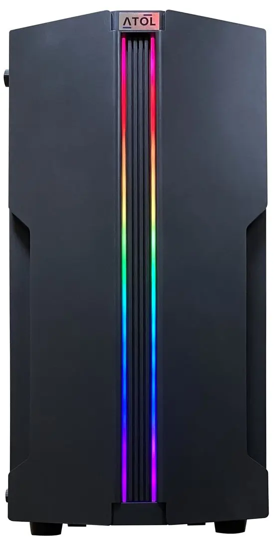 Sistem PC Atol PC1047MP AMD Ryzen 3 4100 8GB DDR4/512GB SSD Linux (Black)