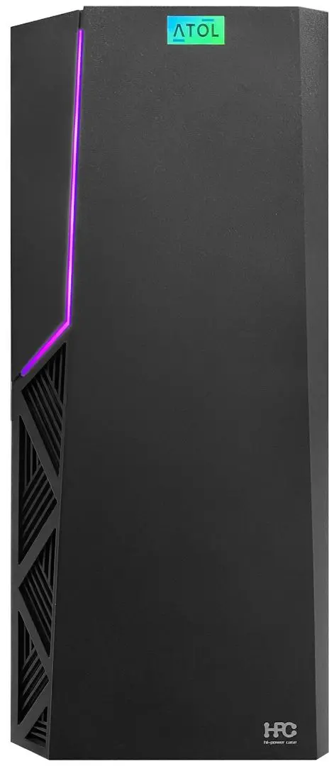 Sistem PC Atol PC1053MP Gamer AMD Ryzen 5 4500 16GB DDR4/480GB SSD (Black)