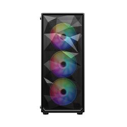 Sistem PC Atol PC1059MP AMD Ryzen 5 5600 16GB DDR4/1TB HDD + 256GB SSD Linux (Black) Thumb