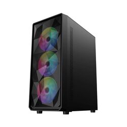 Sistem PC Atol PC1059MP AMD Ryzen 5 5600 16GB DDR4/1TB HDD + 256GB SSD Linux (Black) Thumb