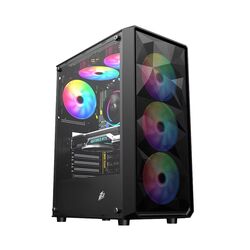 Sistem PC Atol PC1059MP AMD Ryzen 5 5600 16GB DDR4/1TB HDD + 256GB SSD Linux (Black)