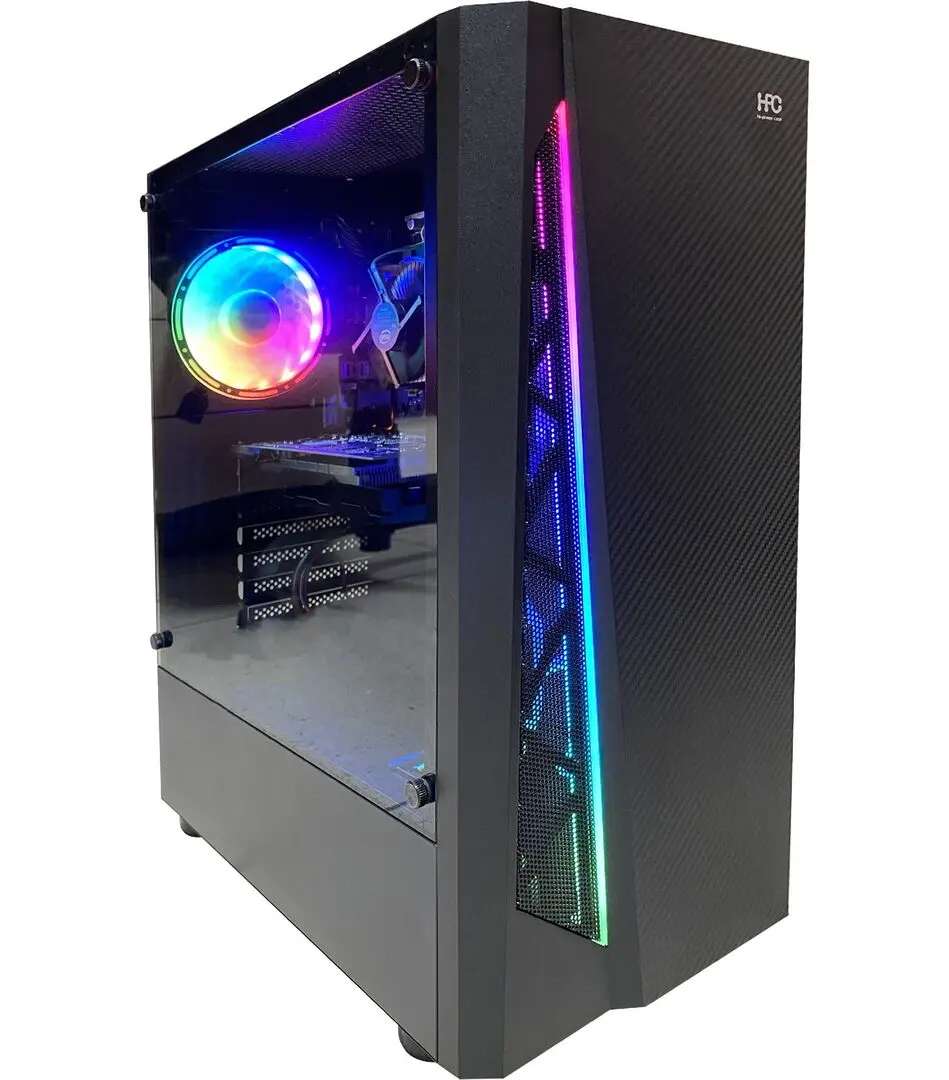 Sistem PC Atol PC1060MP AMD Ryzen 5 4500 16GB DDR4/1TB HDD + 256GB SSD Linux (Black)