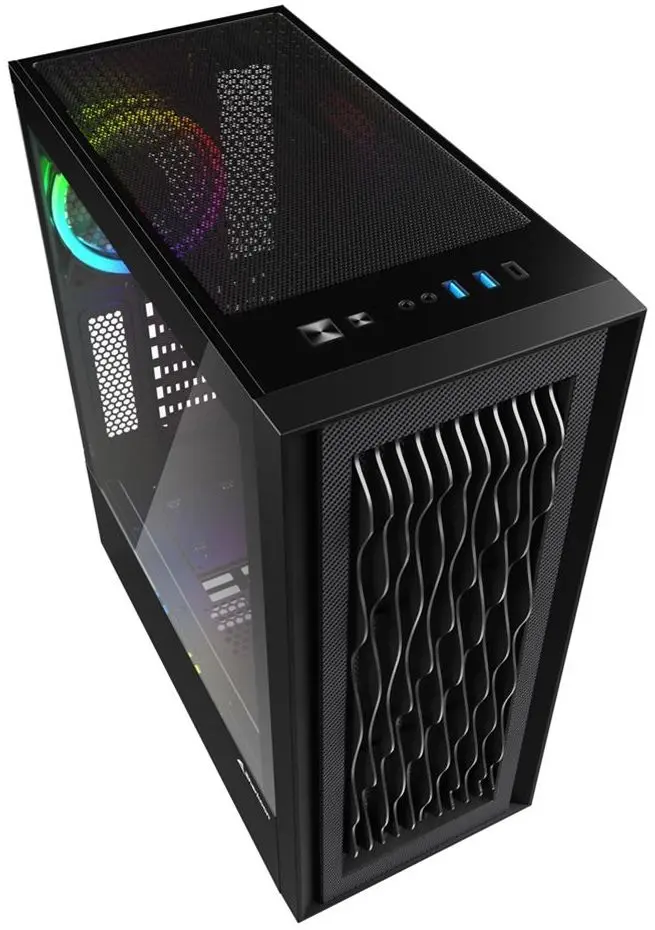 Sistem PC Atol PC1070MP Gamer AMD Ryzen 5 3600 16GB DDR4/512GB SSD + 1TB RX6500XT (Black)