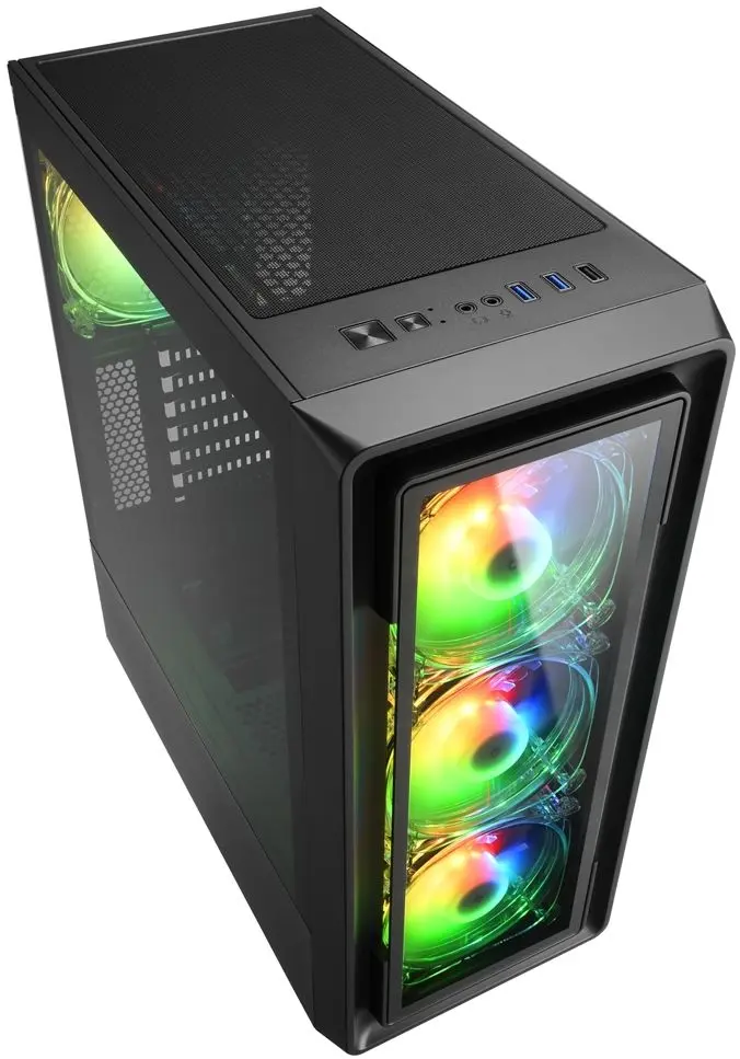 Sistem PC Atol PC1080MP AMD Ryzen 5 5600 16GB DDR4/512GB SSD (Black)