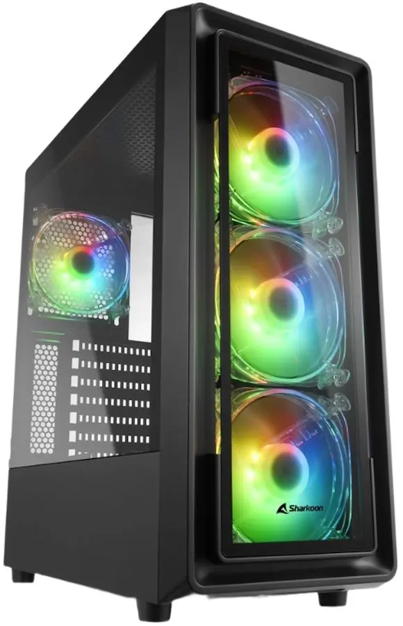 Sistem PC Atol PC1080MP AMD Ryzen 5 5600 16GB DDR4/512GB SSD (Black)