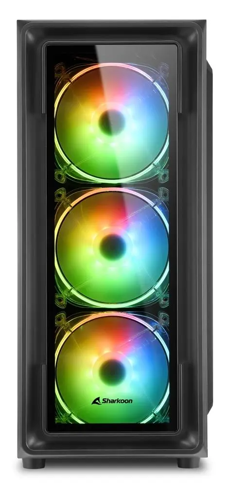 Системный блок Atol PC1080MP AMD Ryzen 5 5600 32GB DDR4/512GB SSD/2TB HDD (Black)