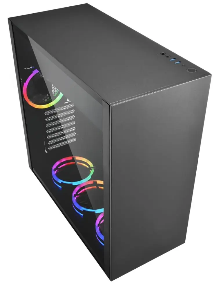 Sistem PC Atol PC1080MP AMD Ryzen 7 5700X 32GB DDR4/512GB SSD Linux (Black)