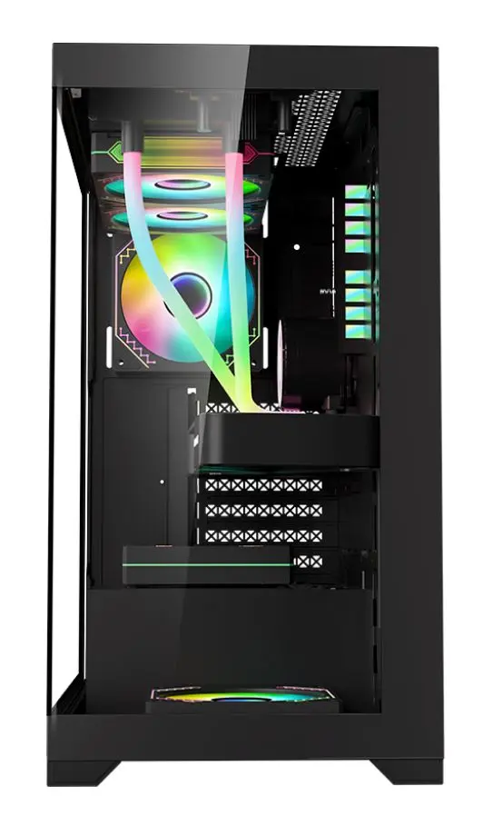 Sistem PC Atol PC1083MP Intel Core i3-12100 16GB DDR4/512GB SSD + 1TB HDD Linux (Black)