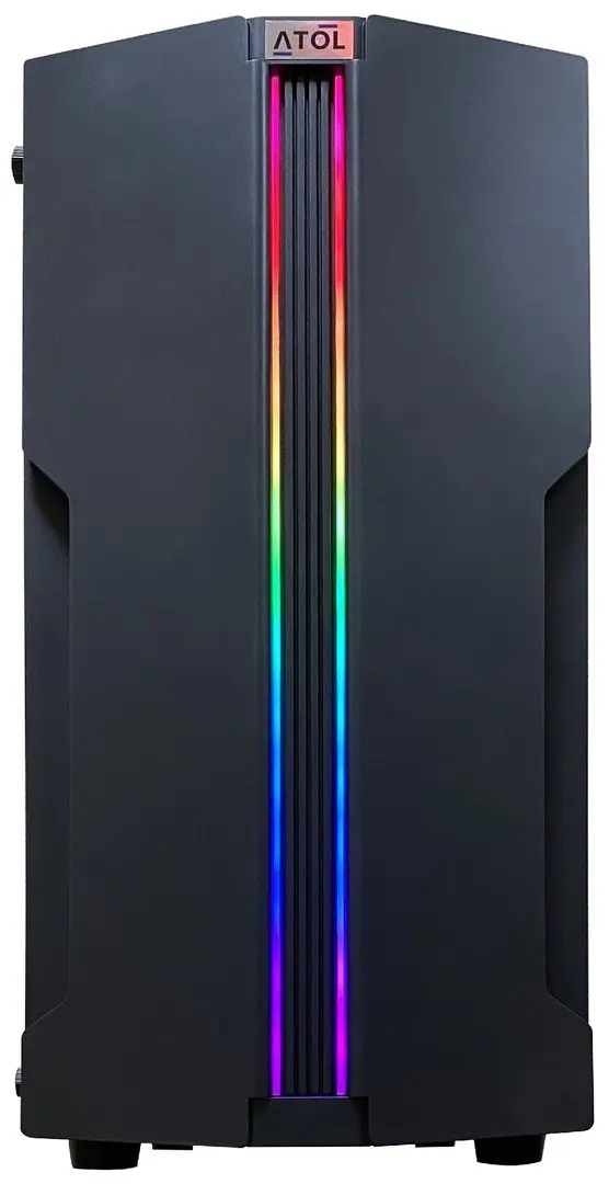 Sistem PC Atol PC1095MP AMD Ryzen 5 3600 16GB DDR4/512GB SSD/1TB HDD (Black)