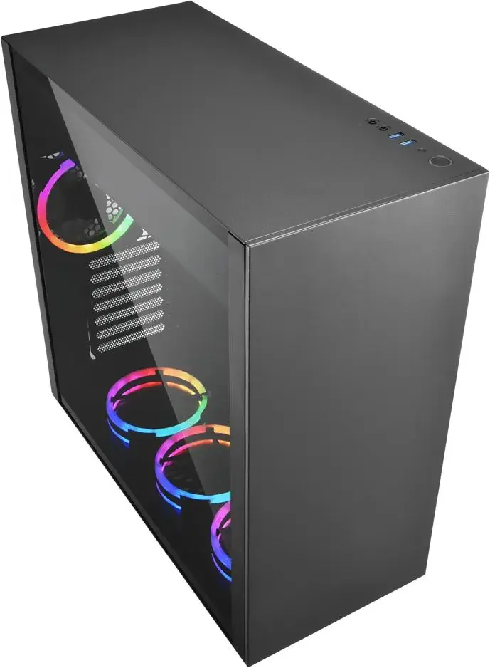 Sistem PC Atol PC1110MP AMD Ryzen 9 5900X 2x32GB DDR4/1TB SSD + 2TB HDD Linux (Black)