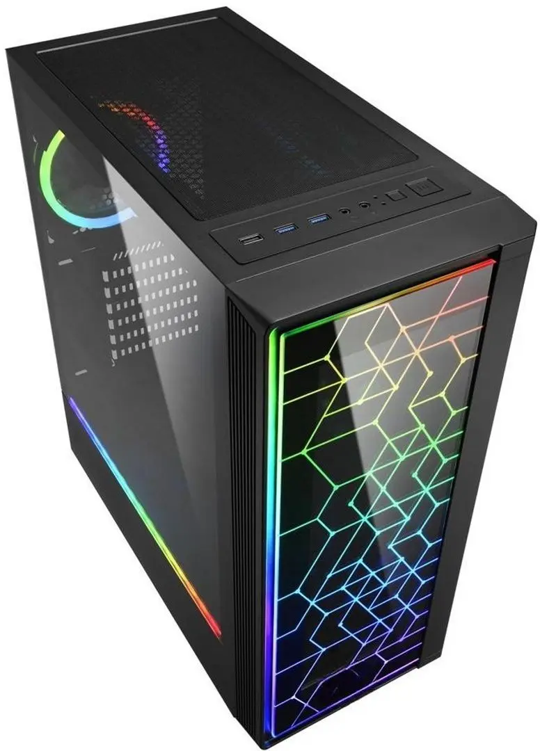 Sistem PC Atol PC1130MP Intel Deca-Core i5-13400F 16GB DDR4/500GB SSD Linux (Black)