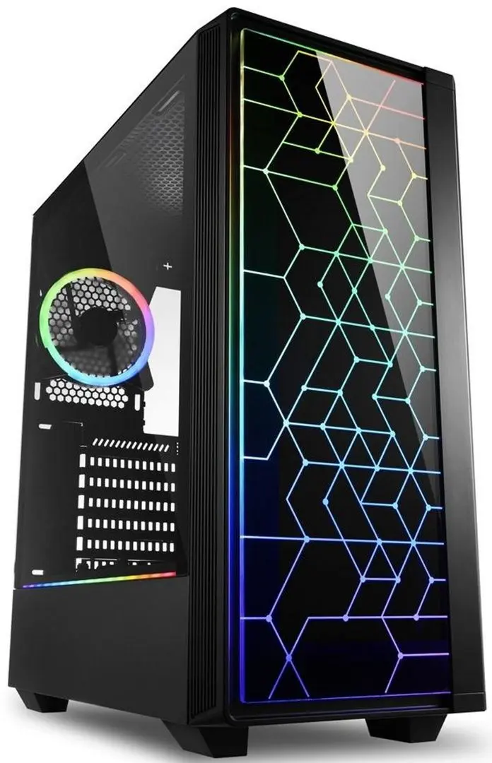 Sistem PC Atol PC1130MP Intel Deca-Core i5-13400F 16GB DDR4/500GB SSD Linux (Black)