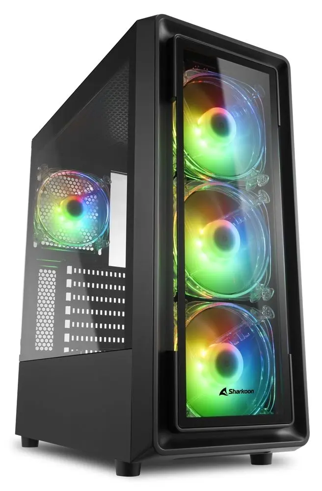 Sistem PC Atol PC1132MP Intel Core i5-13600KF 32GB DDR4/512GB SSD/2TB HDD (Black)