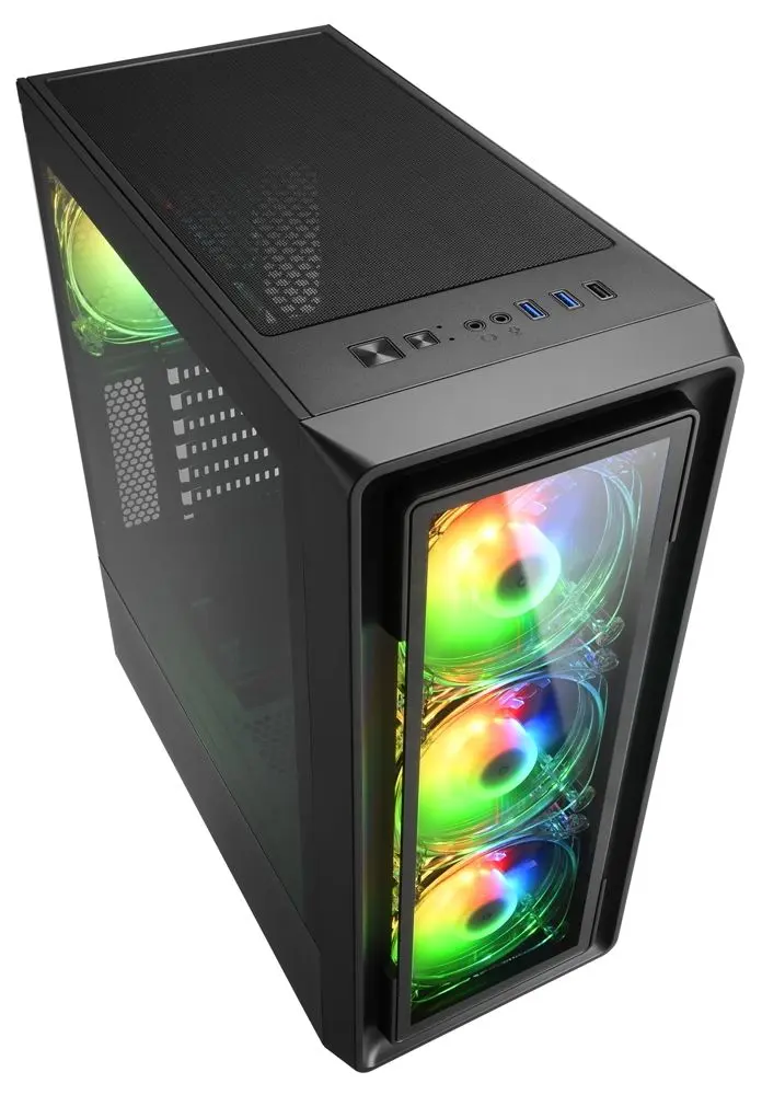 Sistem PC Atol PC1132MP Intel Core i5-13600KF 32GB DDR4/512GB SSD/2TB HDD (Black)