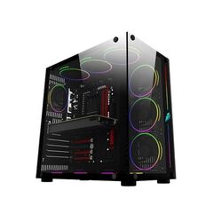 Sistem PC Atol PC1150MP AMD Ryzen 5 7600 32GB DDR5/1TB SSD + 2TB HDD Linux (Black)