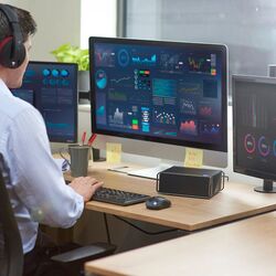 Mini PC Chuwi CoreBox CWI601 Intel Core i3-1215U 16GB DDR3/512GB SSD W11H (Black) Thumb