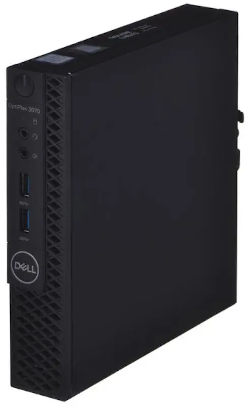 Неттоп Dell OptiPlex 3070 Tiny Intel Core i5-9500T 8GB DDR4/256GB SSD W11Pro (Black)