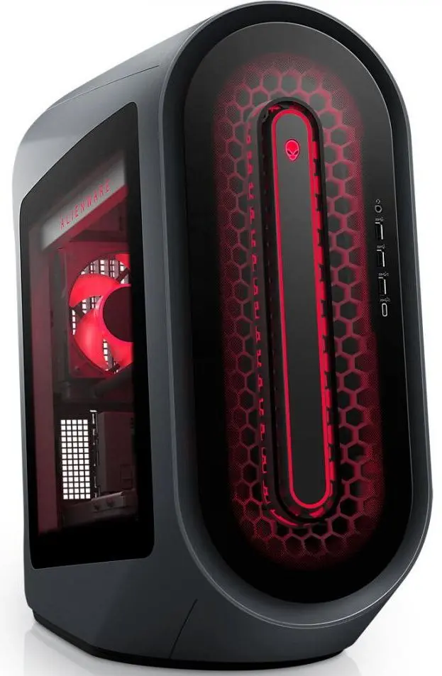 Sistem PC Dell Alienware Aurora R14 AMD Ryzen 9 5950X 16GB DDR5/1TB SSD W11 Pro (Black/Red)