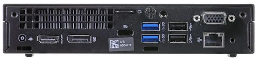 Sistem PC Dell OptiPlex 3060m Intel Core i3-8100T 8GB DDR4/256GB SSD W10Pro (Black)