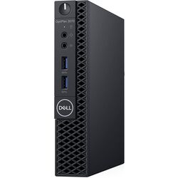 Sistem PC Dell OptiPlex 3070 Tiny Intel Core i5-9500 16GB DDR4/256GB SSD Win11Pro (Black) Thumb