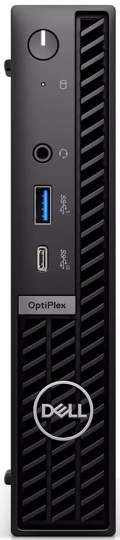 Системный блок Dell OptiPlex Micro 7020 Tiny Intel Core i3-14100T 8GB DDR5/512GB SSD W11P (Black)