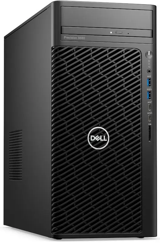 Sistem PC Dell Precision 3660 Tower Intel Core i5-12600K 8GB DDR5/256GB SSD (Black)