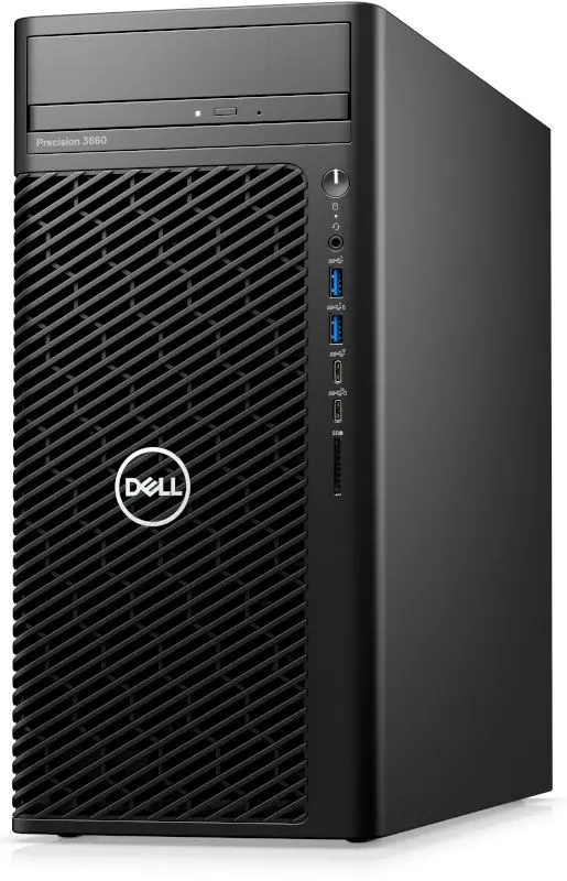 Sistem PC Dell Precision 3660 Tower Intel Core i5-12600K 8GB DDR5/256GB SSD (Black)