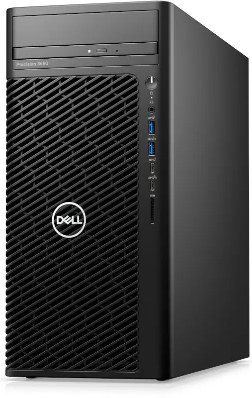 Системный блок Dell Precision 3660 Tower Intel Core i7-12700 16GB DDR5/512GB SSD (Black)
