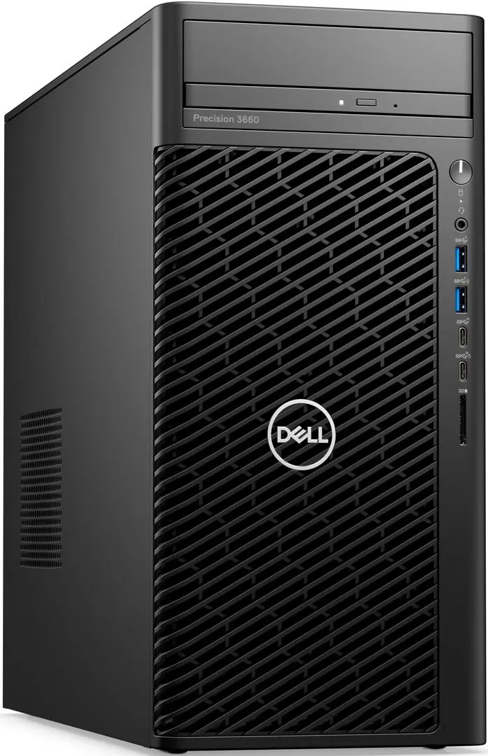 Системный блок Dell Precision 3660 Tower Intel Core i7-12700 16GB DDR5/512GB SSD W11Pro (Black)