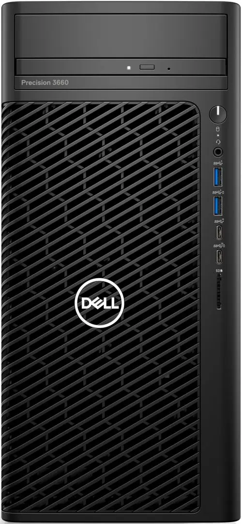 Системный блок Dell Precision 3660 Tower Intel Core i7-12700K 16GB DDR5/512GB SSD RTXA2000 W11Pro (Black)