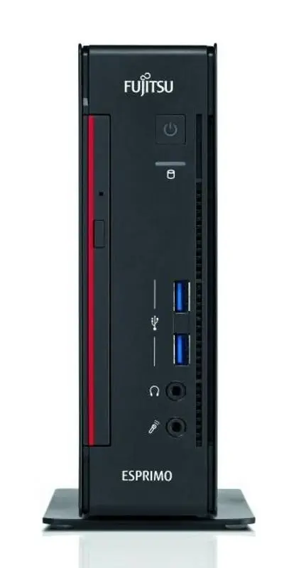 Mini PC Fujitsu Esprimo Q558/E85+ Intel Core i3-9100 8GB DDR4/256GB SSD (Black)