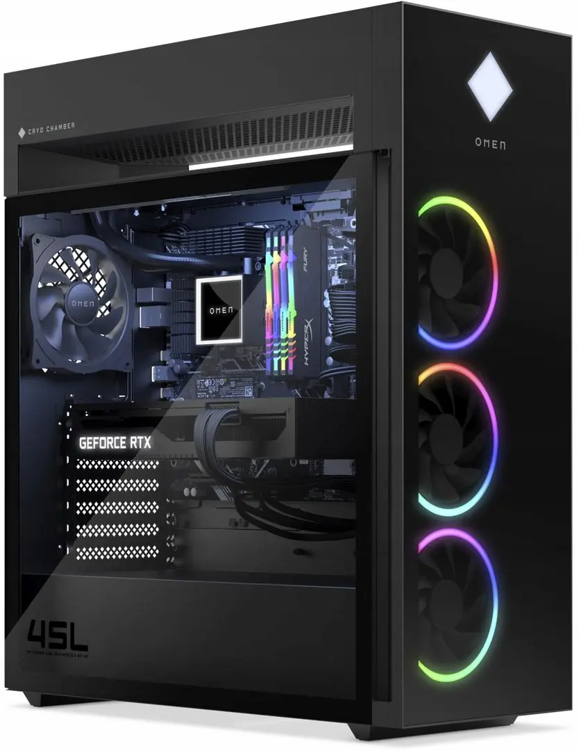 Sistem PC HP Omen GT22-0112nw AMD Ryzen 9 5900X 64GB DDR4/2TB SSD W11Home (Black)