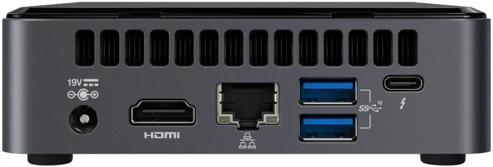 Mini PC Intel NUC 10 Performance BXNUC10I7FNKN2 Core i7-10710U DDR4/M.2 (Black)