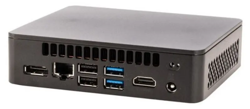 Mini PC Intel NUC 11 Essential Kit NUC11ATKPE Intel Pentium Silver N6005 DDR4/M.2 (Black)