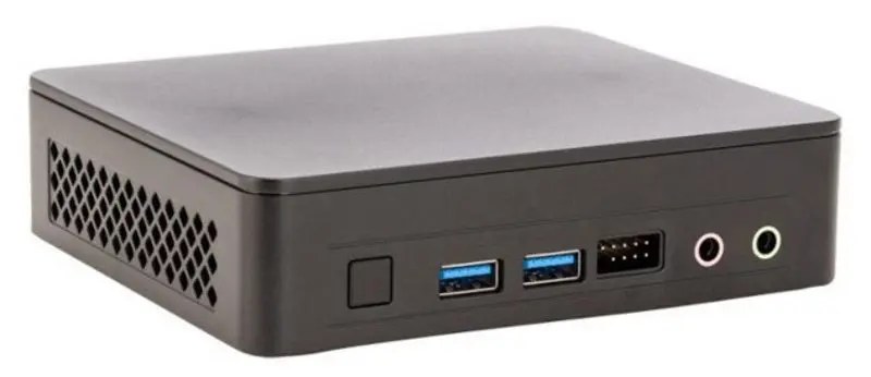Mini PC Intel NUC 11 Essential Kit NUC11ATKPE Intel Pentium Silver N6005 DDR4/M.2 (Black)
